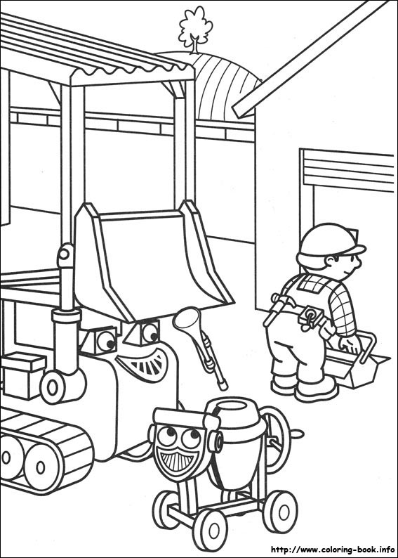 Bob the Builder coloring picture